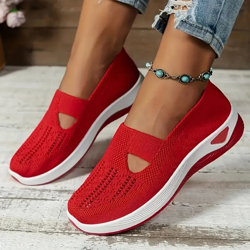 🔥Last Day Promotion 70% OFF🔥- Women's comfortable breathable knitted sneakers